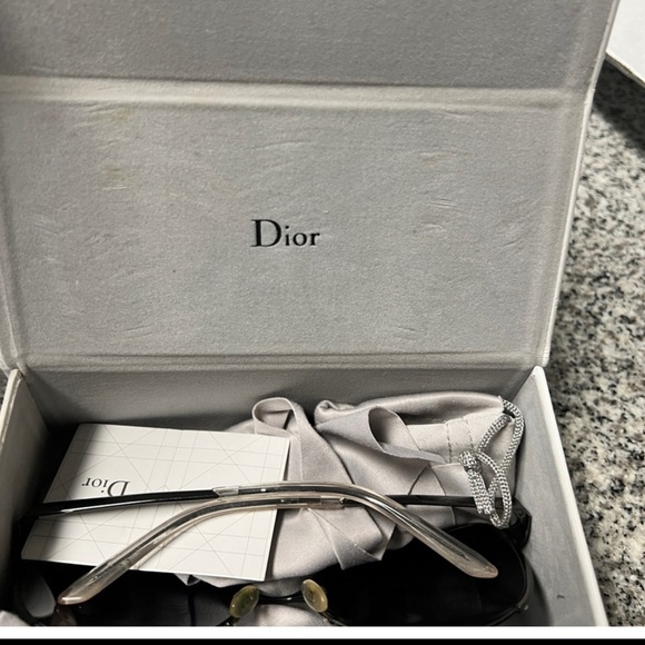 Dior Black Cat-Eye Sunglasses main image 4